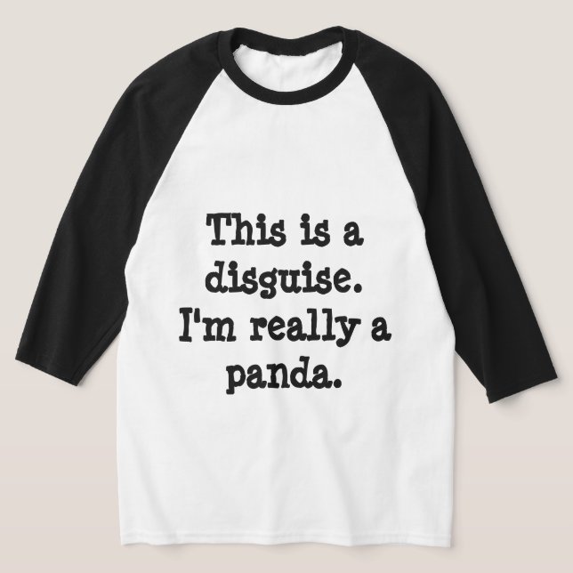 Panda Costume T-Shirt (Ablage )