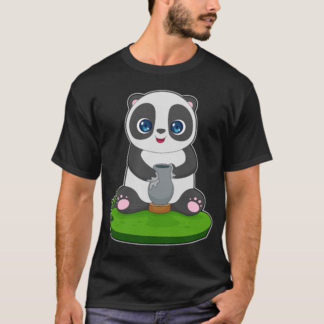 Panda Craftsman Jar T-Shirt (Vorderseite)