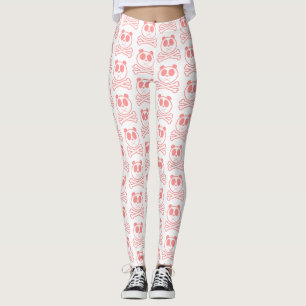 Panda Cross Bone - Rosa Leggings