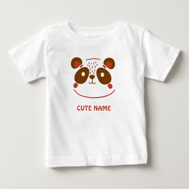 Panda Cuddles Baby T-shirt (Vorderseite)
