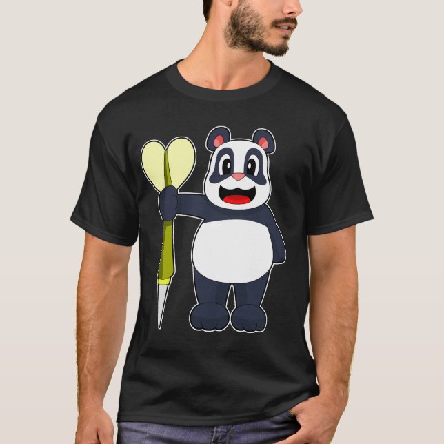 Panda Darts Dart T-Shirt (Vorderseite)