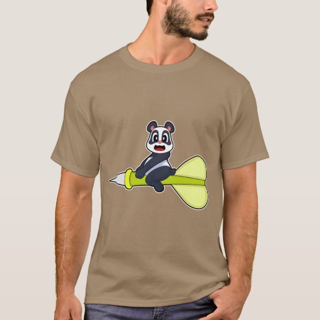 Panda Darts Dart T-Shirt (Vorderseite)