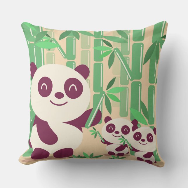 Panda Decorative Pillow Kissen (Vorderseite)