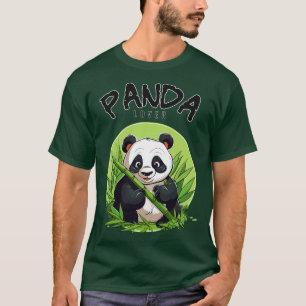 Panda, der Bambus isst T-Shirt