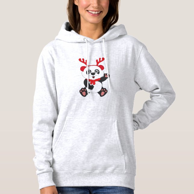 Panda Design Hoodie (Vorderseite)