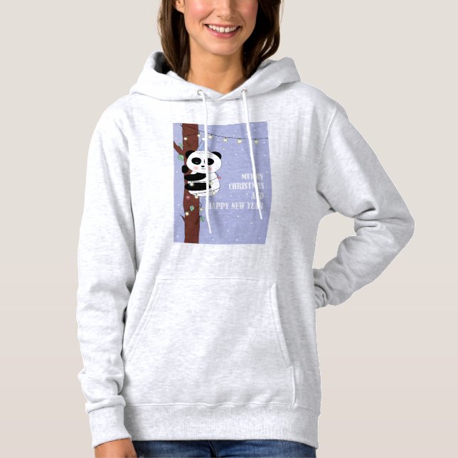 Panda Design Hoodie (Vorderseite)