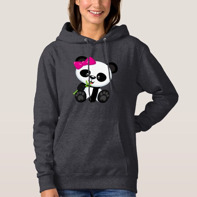 Panda Design Hoodie (Vorderseite)