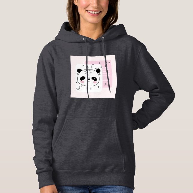 Panda Design Hoodie (Vorderseite)