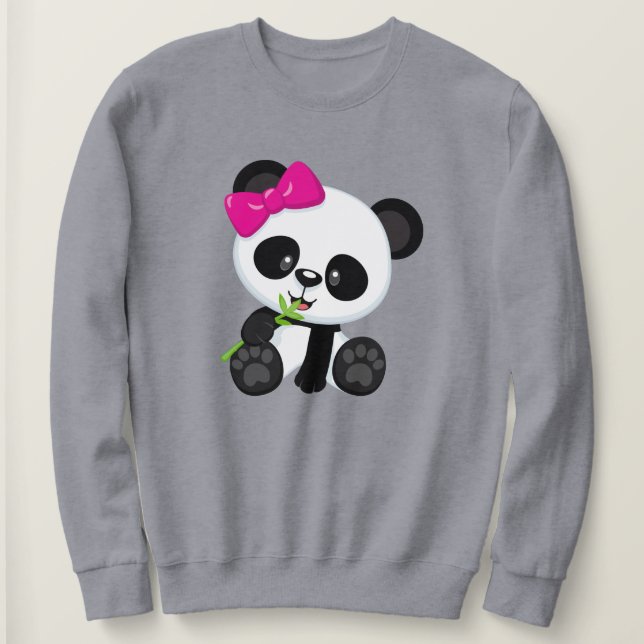 Panda Design Sweatshirt (Design vorne)