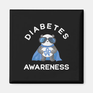 Panda Diabetic Typ 1 Diabetes Awareness Support K Magnet