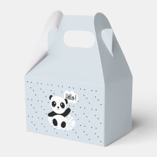 Panda dice Hola Geschenkschachtel