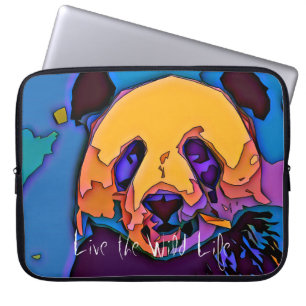 Panda - die wilde leben das Leben-/der Laptopschutzhülle