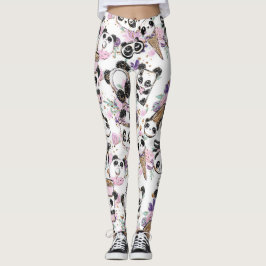 Panda-Diva-Leggings und Yoga-Hose Leggings