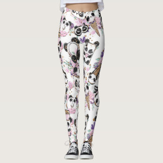 Panda-Diva-Leggings und Yoga-Hose Leggings