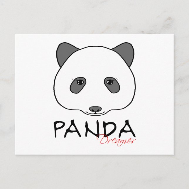 Panda Dreamer Postkarte (Vorderseite)