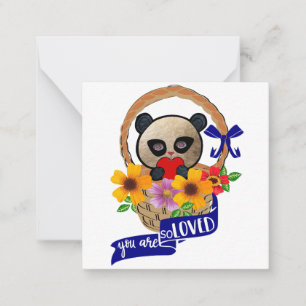 Panda : Du bist so lieblich Note Card Mitteilungskarte