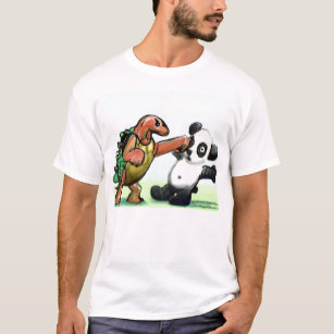 Panda-Durchschlag T-Shirt