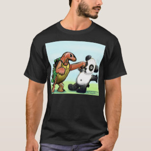 Panda-Durchschlags-Dunkelheit T-Shirt