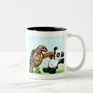 Panda-Durchschlags-Tasse Zweifarbige Tasse