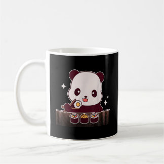 Panda Eating Sushi Panda Bear Kaffeetasse