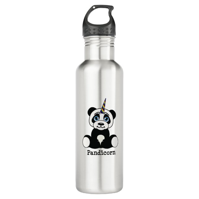 Panda Edelstahlflasche (Vorderseite)