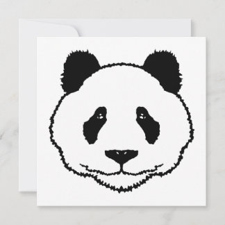 Panda Einladung / Karte
