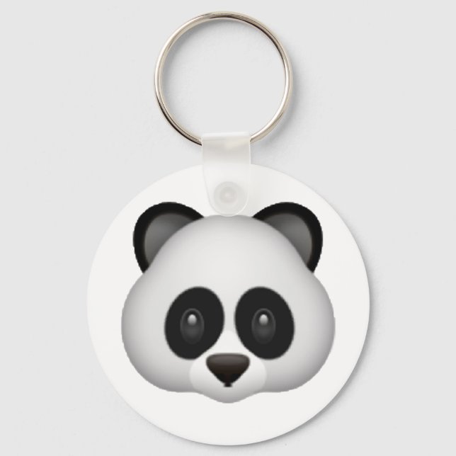 Panda - Emoji Schlüsselanhänger (Vorderseite)