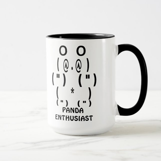 Panda-Enthusiast Tasse (Rechts)