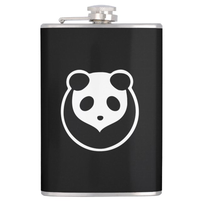 PANDA "Erfrischungs-" Flasche Flachmann (Vorderseite)