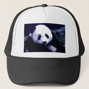 Panda Face Pop Art Truckerkappe