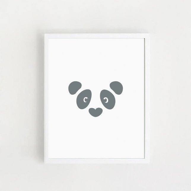 Panda Face Poster (Von Creator hochgeladen)