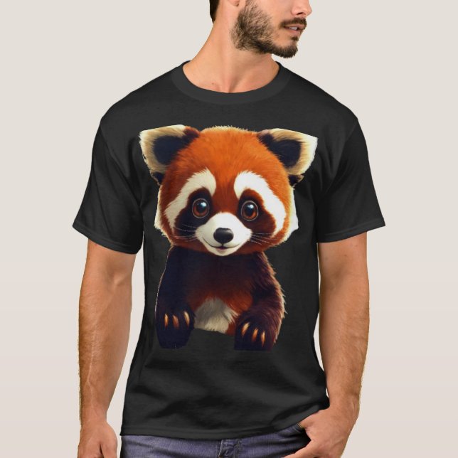 Panda Face T-Shirt (Vorderseite)