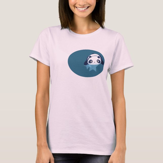 Panda fällt T-Shirt (Vorderseite)