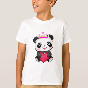 Panda-Fan-Geschenk zum Valentinstag Herz-Geschenk T-Shirt