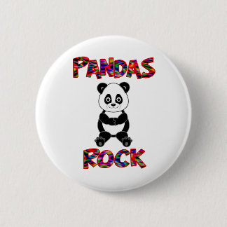 Panda-Felsen Button