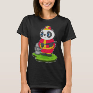 Panda Feuerwehrschlauch T-Shirt