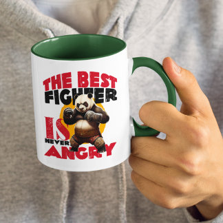 Panda Fighter Quote Tasse