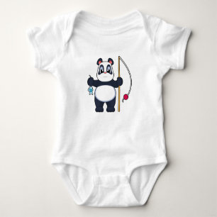 Panda Fisher Fish Fish Baby Strampler