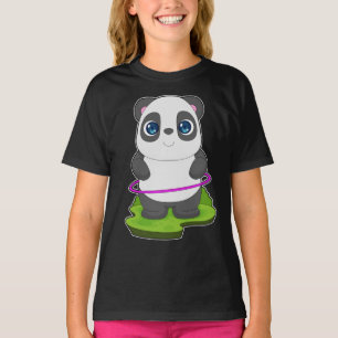 Panda Fitness Gymnastik T-Shirt