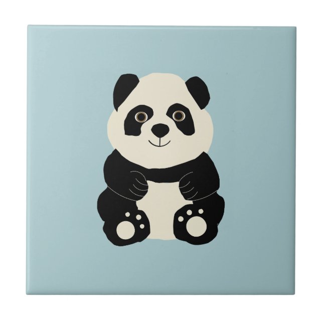 Panda Fliese (Vorderseite)