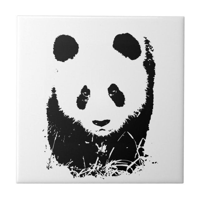 Panda Fliese (Vorderseite)