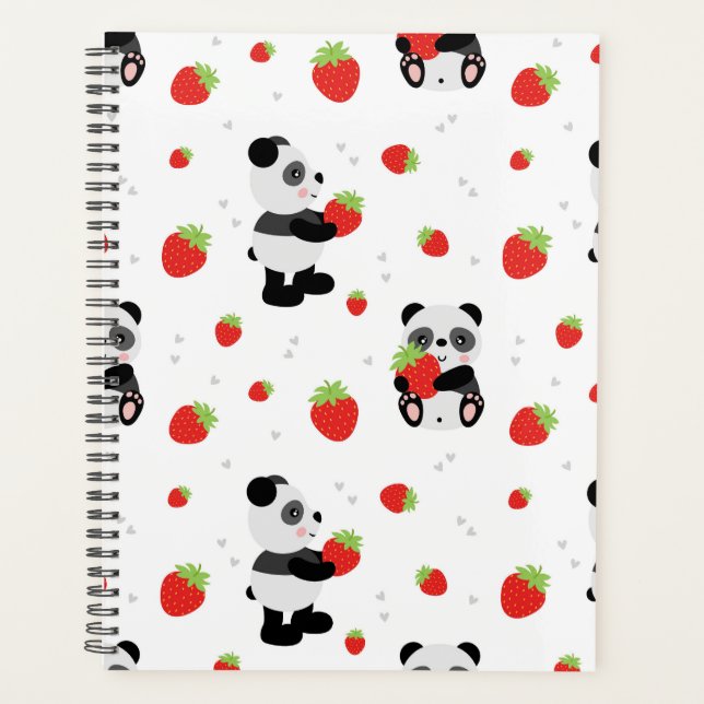 Panda fofo com morango planer (Vorderseite)