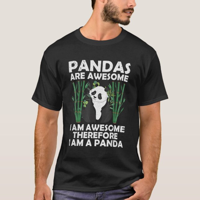 Panda for Panda Bear T-Shirt (Vorderseite)