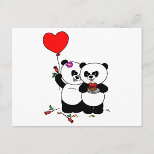 Panda Forever Postkarte