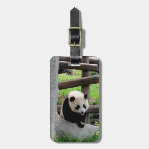 Panda Foto - Personalizable Gepäckanhänger