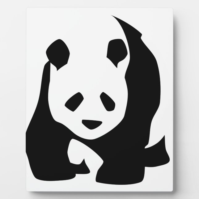 Panda Fotoplatte (Vorderseite)
