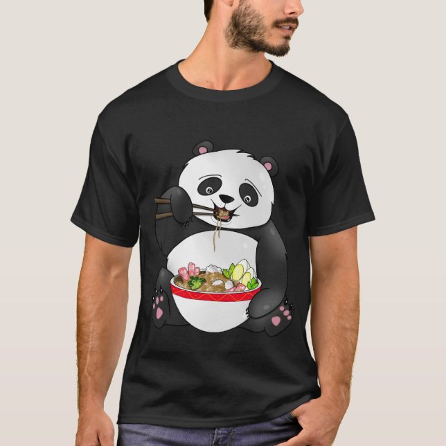 Panda-Fresser T-Shirt (Vorderseite)
