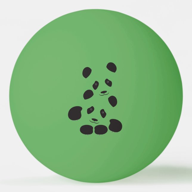 Panda-Freundschaft Tischtennisball (Vorderseite)