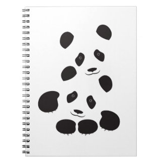 Panda Friendship Notizblock