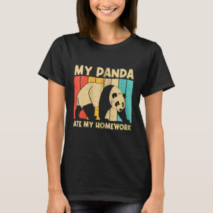 Panda für Kinder Boys Panda Bären Tier T-Shirt